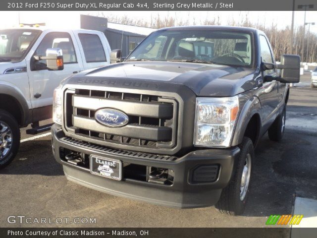 2012 Ford F250 Super Duty XL Regular Cab 4x4 in Sterling Grey Metallic