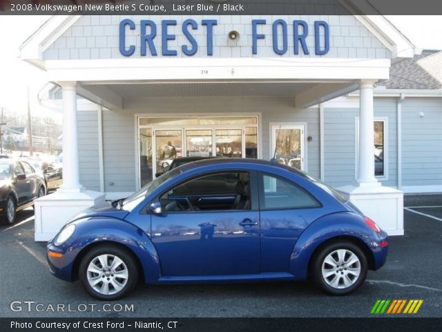 2008 Volkswagen New Beetle S Coupe in Laser Blue