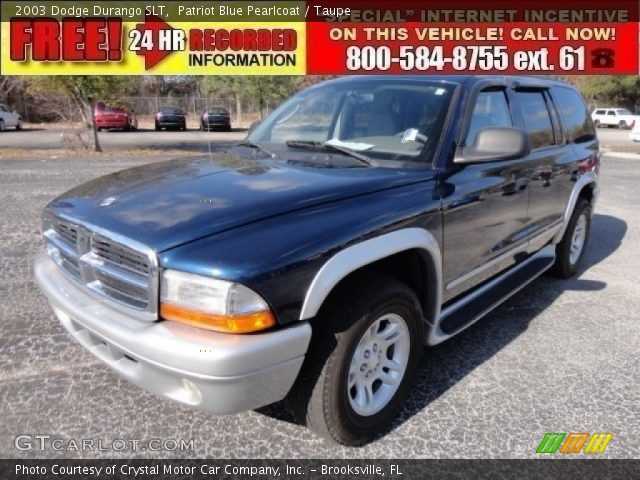 2003 Dodge Durango SLT in Patriot Blue Pearlcoat