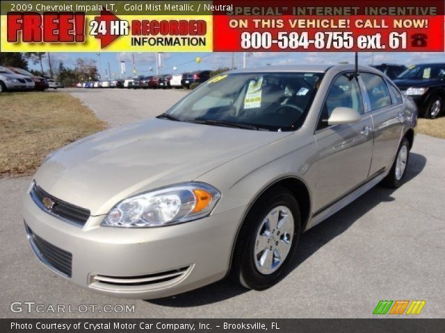 2009 Chevrolet Impala LT in Gold Mist Metallic