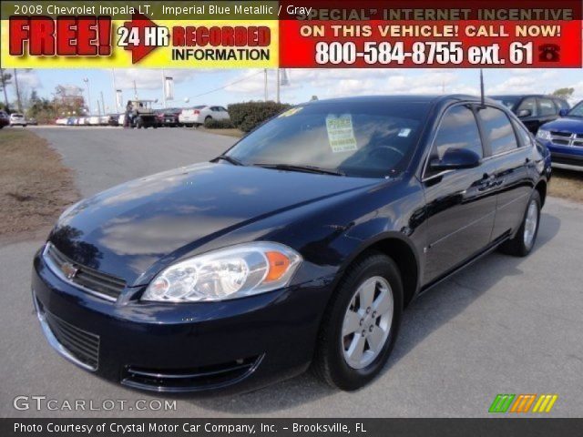2008 Chevrolet Impala LT in Imperial Blue Metallic