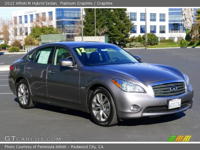 2012 Infiniti M Hybrid Sedan in Platinum Graphite