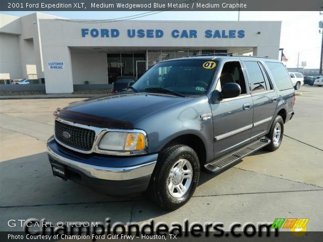 2001 Ford Expedition XLT in Medium Wedgewood Blue Metallic