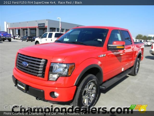 2012 Ford F150 FX4 SuperCrew 4x4 in Race Red