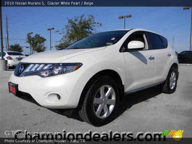 2010 Nissan Murano S in Glacier White Pearl