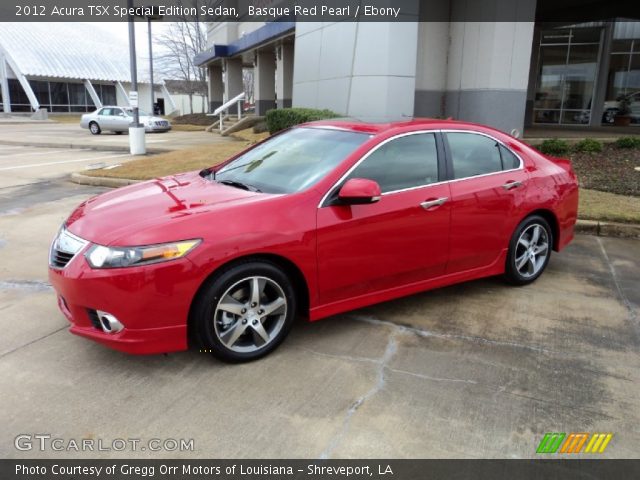 2012 Acura TSX Special Edition Sedan in Basque Red Pearl