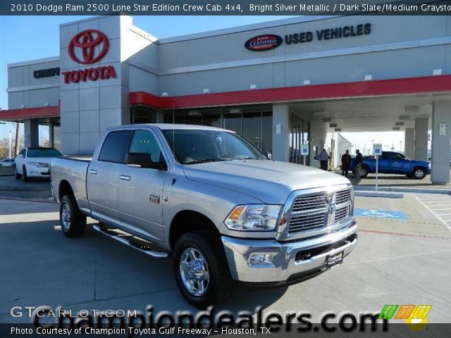 2010 Dodge Ram 2500 Lone Star Edition Crew Cab 4x4 in Bright Silver Metallic