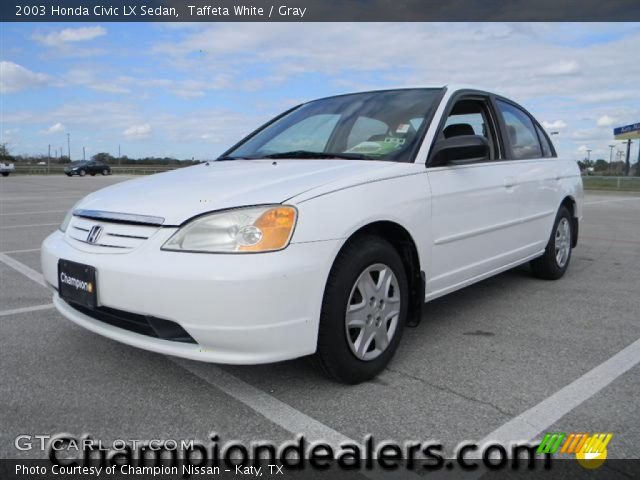 2003 Honda Civic LX Sedan in Taffeta White
