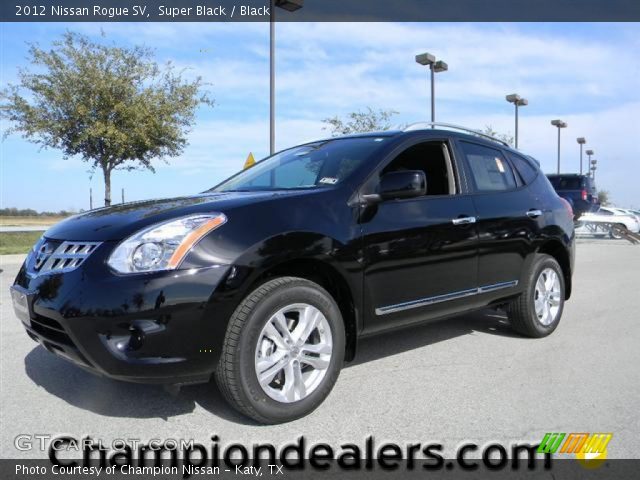 2012 Nissan Rogue SV in Super Black