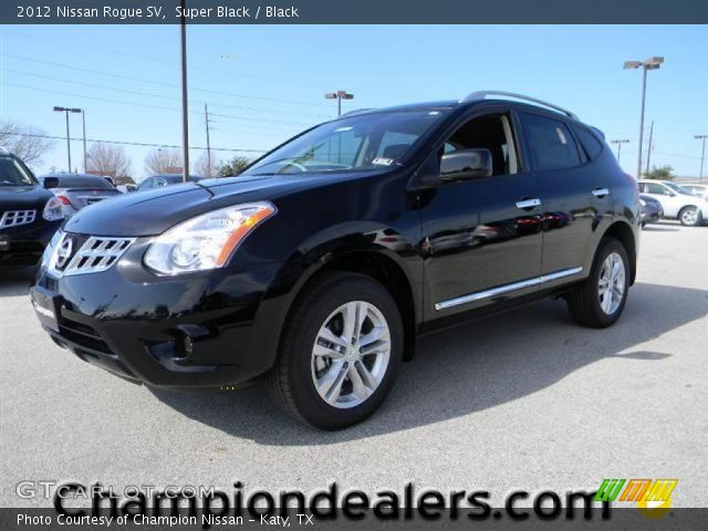 2012 Nissan Rogue SV in Super Black