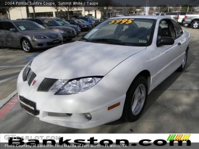 2004 Pontiac Sunfire Coupe in Summit White