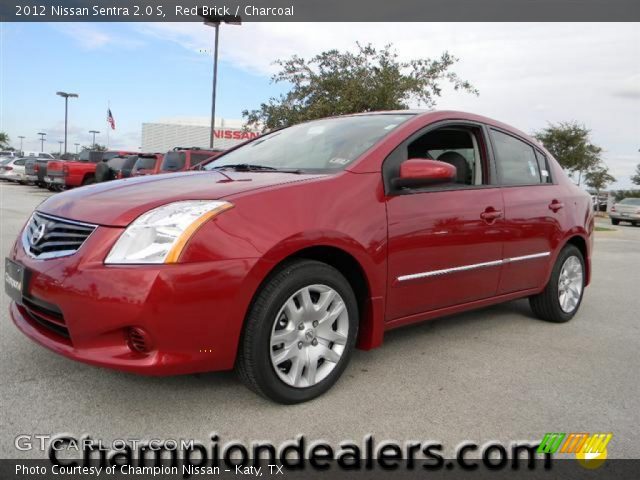 2012 Nissan Sentra 2.0 S in Red Brick