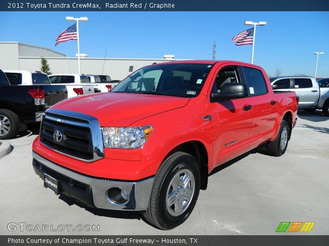 2012 Toyota Tundra CrewMax in Radiant Red
