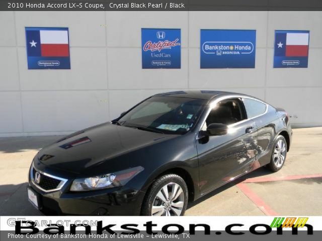 2010 Honda Accord LX-S Coupe in Crystal Black Pearl