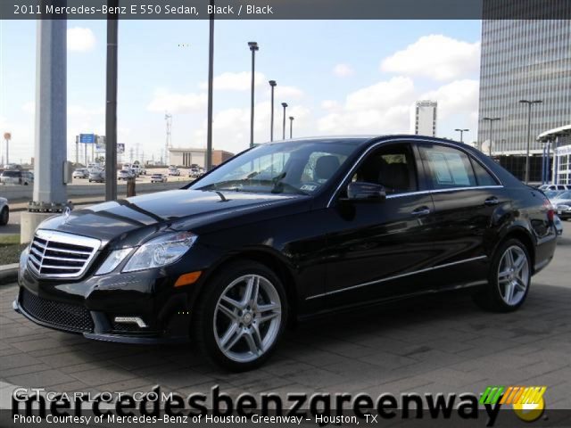 2011 Mercedes-Benz E 550 Sedan in Black