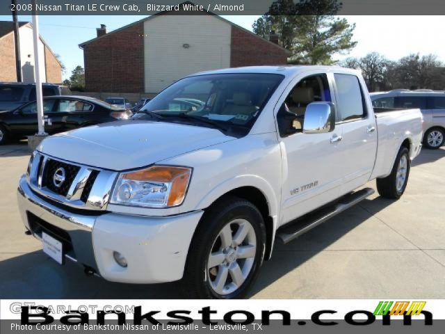 2008 Nissan Titan LE Crew Cab in Blizzard White