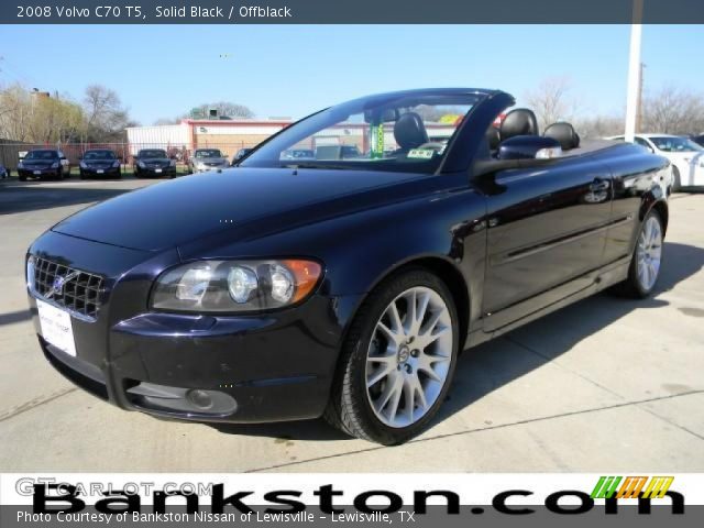 2008 Volvo C70 T5 in Solid Black