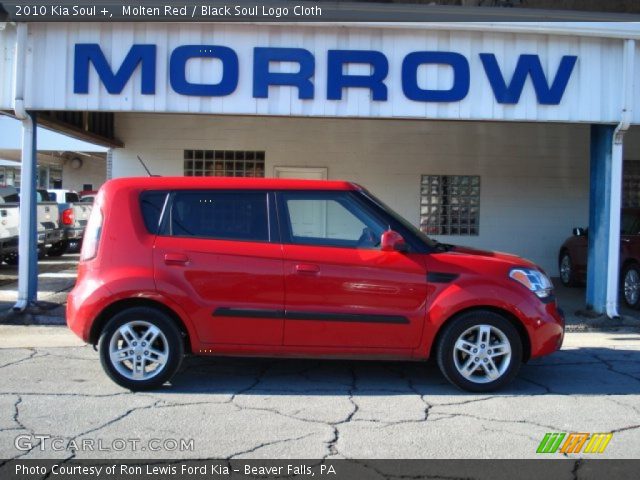 2010 Kia Soul + in Molten Red