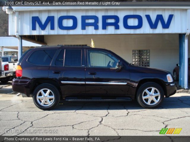 2008 GMC Envoy SLT 4x4 in Dark Crimson Red Metallic