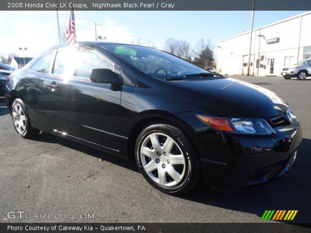 2008 Honda Civic LX Coupe in Nighthawk Black Pearl