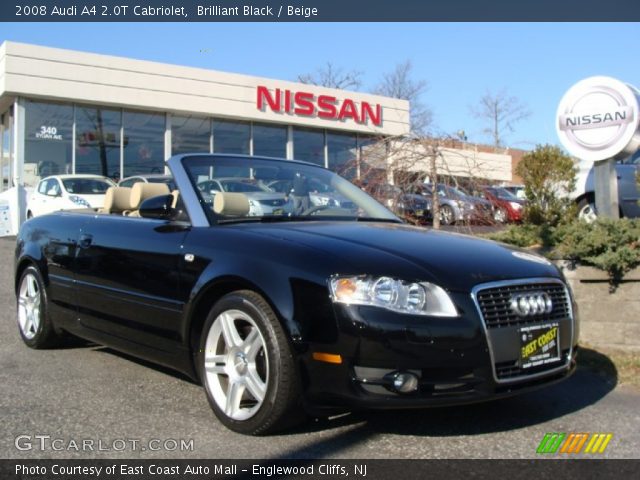 2008 Audi A4 2.0T Cabriolet in Brilliant Black