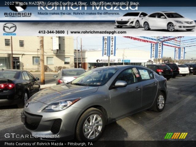 2012 Mazda MAZDA3 i Grand Touring 4 Door in Liquid Silver Metallic