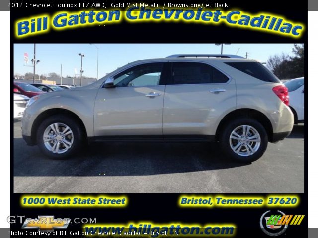 2012 Chevrolet Equinox LTZ AWD in Gold Mist Metallic