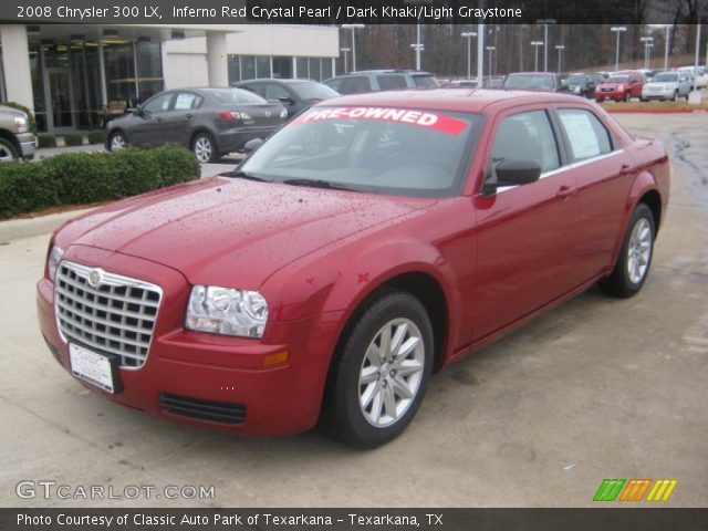 2008 Chrysler 300 LX in Inferno Red Crystal Pearl