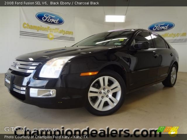 2008 Ford Fusion SEL V6 in Black Ebony