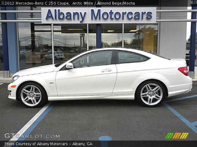2012 Mercedes-Benz C 250 Coupe in Arctic White