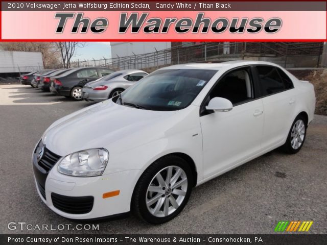 2010 Volkswagen Jetta Wolfsburg Edition Sedan in Candy White