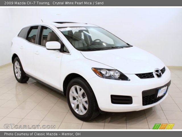 2009 Mazda CX-7 Touring in Crystal White Pearl Mica