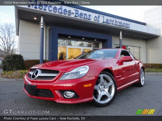 2009 Mercedes-Benz SL 550 Roadster in Mars Red