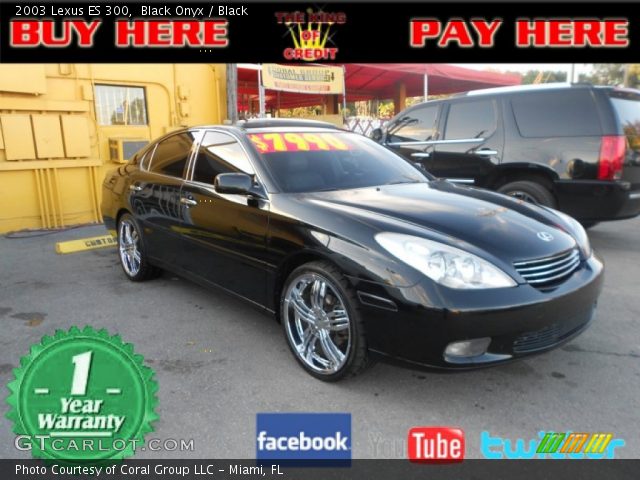 2003 Lexus ES 300 in Black Onyx