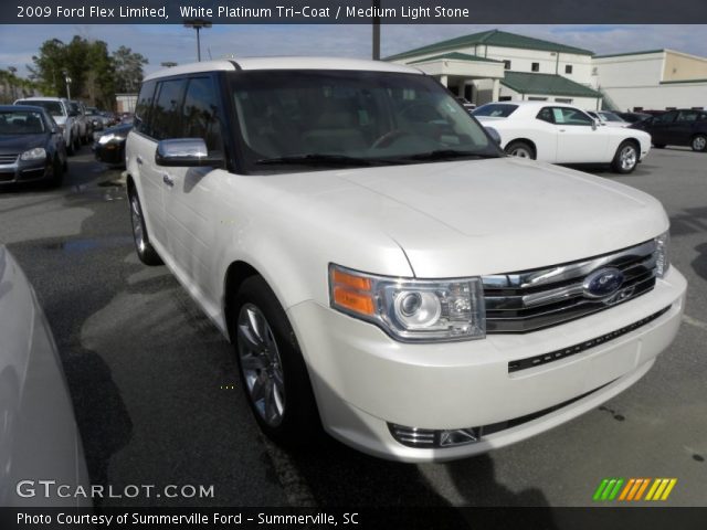 2009 Ford Flex Limited in White Platinum Tri-Coat