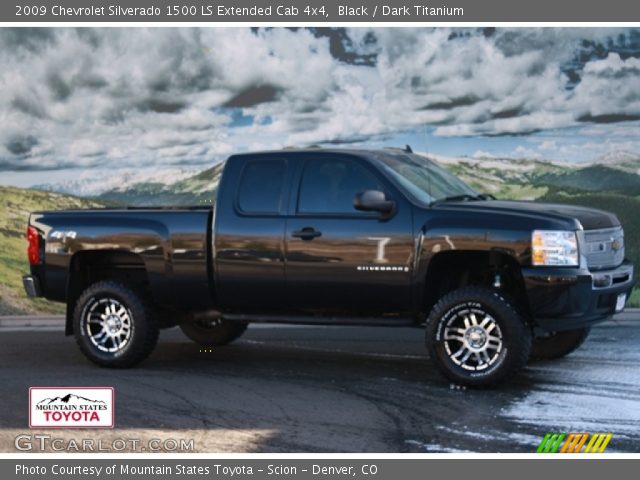 2009 Chevrolet Silverado 1500 LS Extended Cab 4x4 in Black