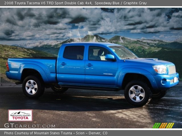 2008 toyota tacoma speedway blue #4