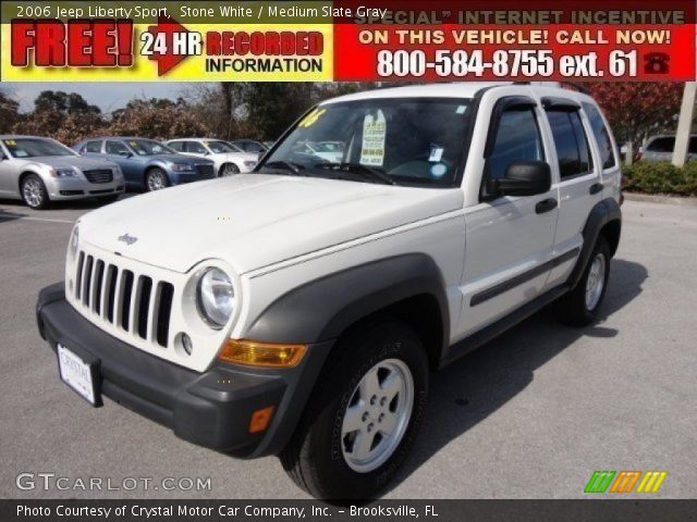 2006 Jeep Liberty Sport in Stone White