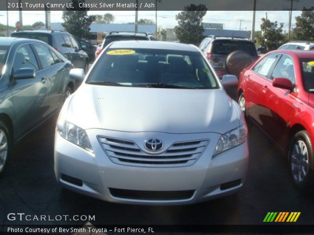 2011 Toyota Camry LE in Classic Silver Metallic