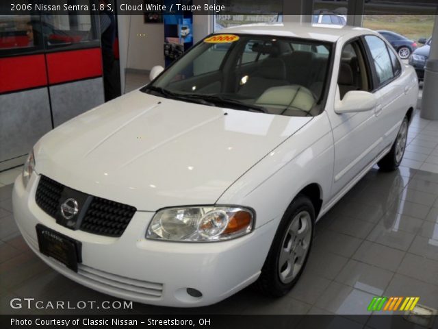 2006 Nissan Sentra 1.8 S in Cloud White