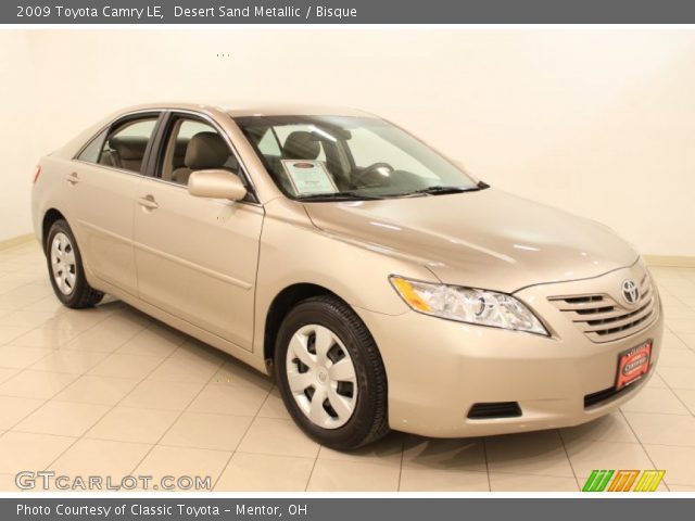 2009 Toyota Camry LE in Desert Sand Metallic