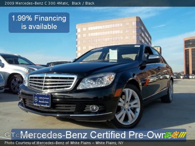 2009 Mercedes-Benz C 300 4Matic in Black