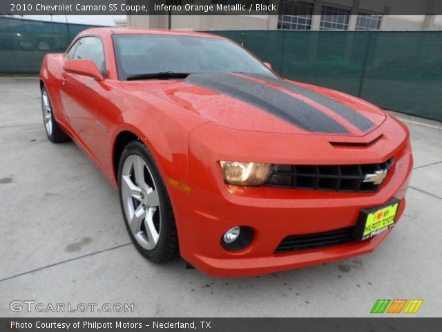 2010 Chevrolet Camaro SS Coupe in Inferno Orange Metallic
