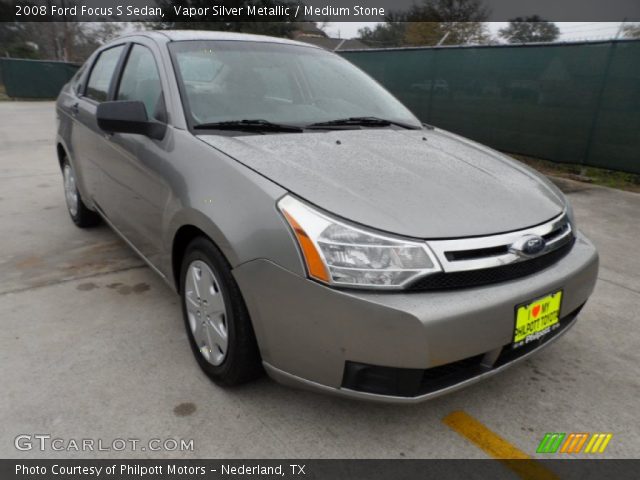 2008 Ford Focus S Sedan in Vapor Silver Metallic