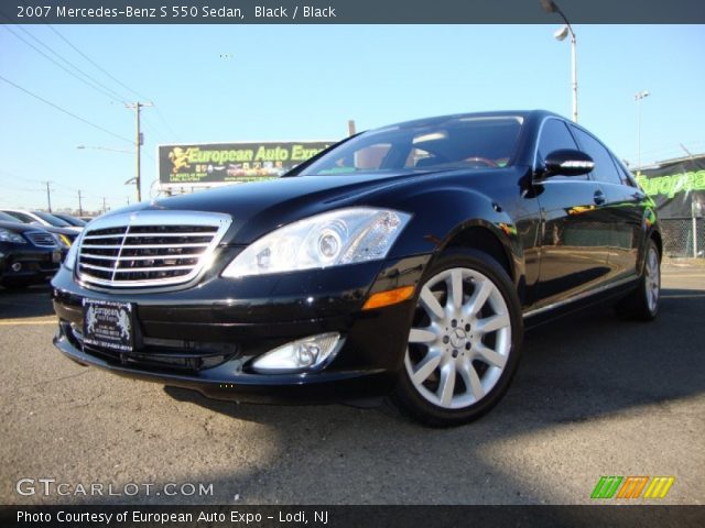 2007 Mercedes-Benz S 550 Sedan in Black