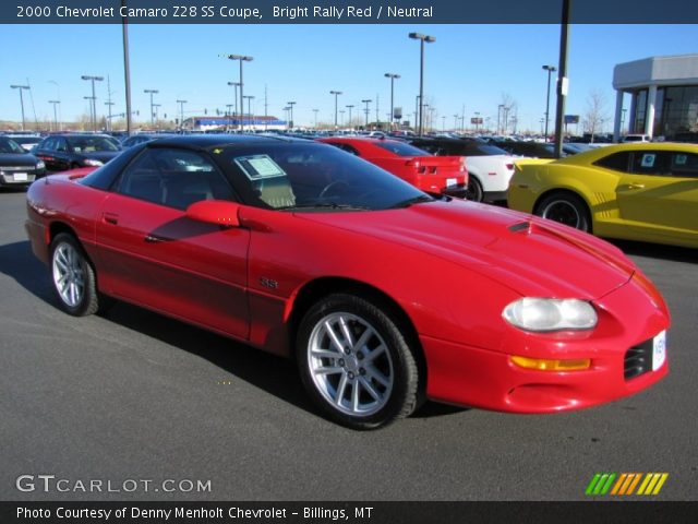2000 Chevrolet Camaro Z28 SS Coupe in Bright Rally Red