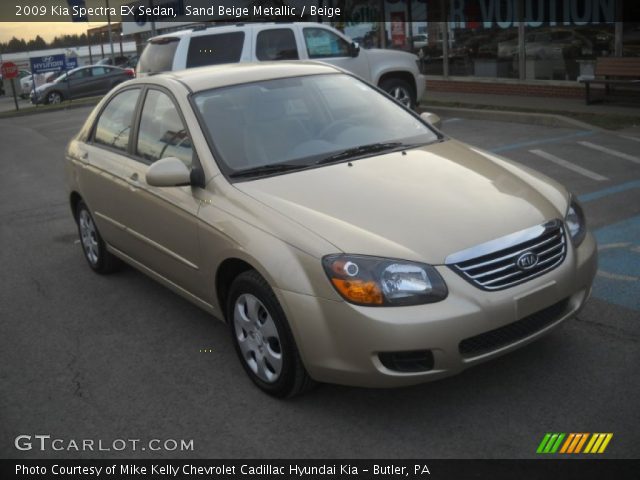 2009 Kia Spectra EX Sedan in Sand Beige Metallic