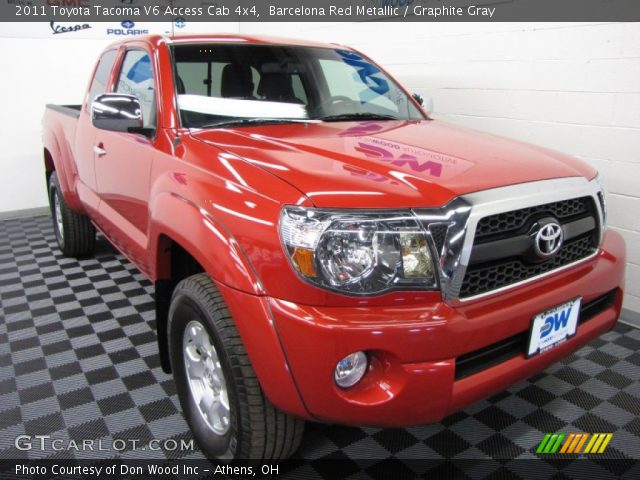 2011 Toyota Tacoma V6 Access Cab 4x4 in Barcelona Red Metallic