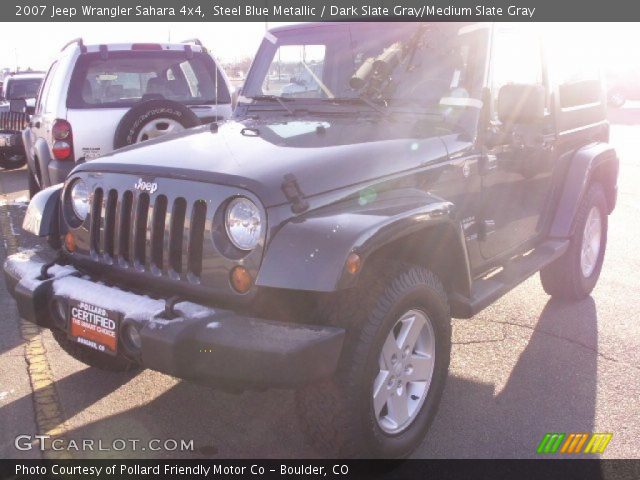 2007 Jeep Wrangler Sahara 4x4 in Steel Blue Metallic