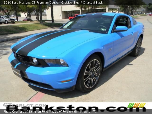 2010 Ford Mustang GT Premium Coupe in Grabber Blue